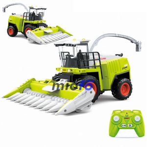 โมเดลรถแทรกเตอร์ไฟฟ้าในฟาร์ม RC 2.4กรัมพร้อมไฟและเครื่องเกี่ยวข้าวสาลีและสาย USB ควบคุมระยะไกล - Product Image 4