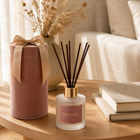 Ensemble cadeau diffuseur de parfum de luxe HUAMING, boîte en velours, parfum d'ambiance pour la maison, logo personnalisé, diffuseur d'arômes pour la décoration de la maison
