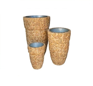 Cesta de flores de mimbre para maceta de Interior de jacinto de agua Natural 100% con agua de Vietnam para decoración del hogar - Product Image 2