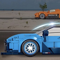 Voitures en blocs de construction 1:8 Mould King 27001 VISION GT Super Car MOC, modèle éducatif en briques, jouets de construction pour enfants