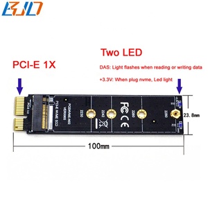 Adaptador Convertidor PCI-E 1X PCIe X1 a <span class=keywords><strong>M</strong></span>.<span class=keywords><strong>2</strong></span> NGFF Key-<span class=keywords><strong>M</strong></span> NVME Compatible con SSD NVME 2230 2242 2260 2280 - Product Image 2