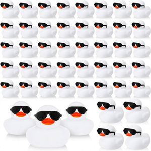 Patitos de Goma con Sonido de 2 Pulgadas con Logotipo Personalizado, Conjuntos de Gafas de Sol, Juguetes de Baño para Bebés de 0 a 24 Meses, Recuerdos de Fiesta de Cumpleaños, Premios de Carnaval, Regalos para Niños - Product Image 1