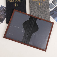 Dompet Perjalanan Motif Leopard PU untuk Liburan, Penutup Passport Kulit PU dengan Desain Cap Emas, Hadiah Pernikahan Promosi