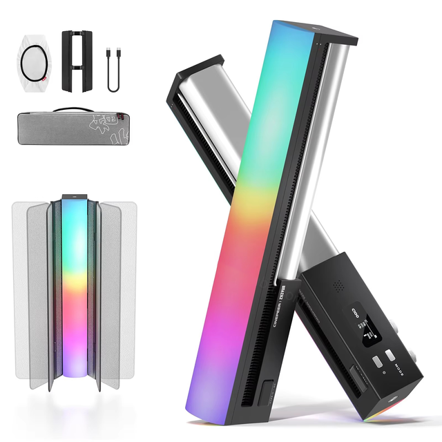 ZHIYUN CINEPEER C100 100W RGB Video Light Wand LED Stick Camera Light APP Control 2700K-6500K Continuous Output 6 4500mAh
