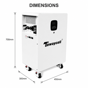 Sistema Solar Todo en Uno Tewaycell de 8kWh, Batería LiFePO4, Inversor de Onda Sinusoidal Pura de 4.5kW con MPPT para Casa, Cabaña o Autocaravana - Product Image 2