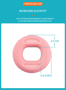 อุปกรณ์บริหารมือทำจากซิลิโคนแบบพกพาช่วยเพิ่มความแข็งแรงให้กับข้อมือและนิ้วช่วยฝึกกล้ามเนื้อและบรรเทาอาการปวด - Product Image 2