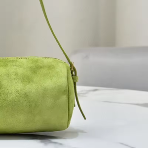 Sac à bandoulière vert en daim pour femme, sacs à main élégants pour filles, nouveaux sacs fourre-tout de créateur pour femmes - Product Image 5