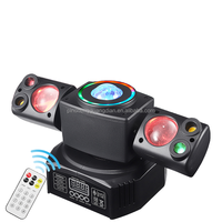 Barre de lumière à effets de scène 50W avec télécommande, projecteur LED RGBW à tête mobile, idéal pour discothèques, bars, théâtres, mariages, éclairage de scène