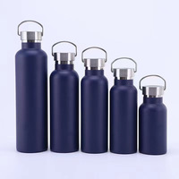 Botella de Agua de Acero Inoxidable Aislada con Logotipo Personalizado, Termo de Doble Pared, a Prueba de Fugas, para Deportes, Gimnasio, Regalo Promocional, Viajes