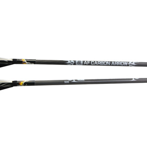 ลูกธนู <span class=keywords><strong>AF</strong></span> <span class=keywords><strong>Archery</strong></span> 500 Spine คาร์บอนแท้ ขนาด 5 นิ้ว รูปทรงโล่ ขนไก่งวง ID6.2 มม. OD7.5 มม. หัวเหล็ก 100 เกรน - Product Image 3