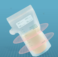 Sachets de Conservation de Lait Maternel 30 Pièces, 150ml ou 200ml, Peuvent Être Utilisés Debout, Double Scellage pour Stockage Horodaté