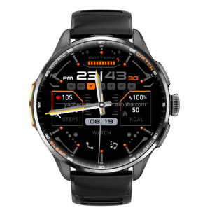 Nuovi Arrivi <span class=keywords><strong>Smartwatch</strong></span> <span class=keywords><strong>con</strong></span> Quadrante Rotondo, Cinturino in Silicone, Navigazione GPS, Monitoraggio Fitness e Sonno, IP68, Display AMOLED - Product Image 1