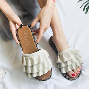 รองเท้าแตะส้นแบนสำหรับผู้หญิง ฤดูร้อน ปี <span class=keywords><strong>2026</strong></span> แต่งเชือกไม้ ดีไซน์ใหม่ เหมาะสำหรับใส่ไปชายหาดและฤดูใบไม้ผลิ - Product Image 2