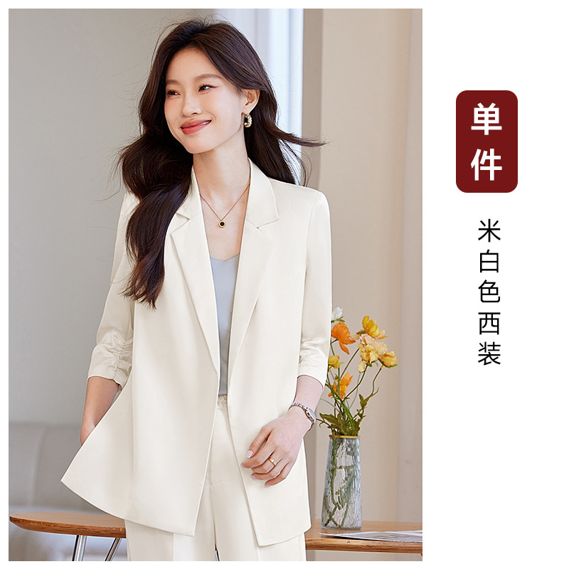 off-white suit
