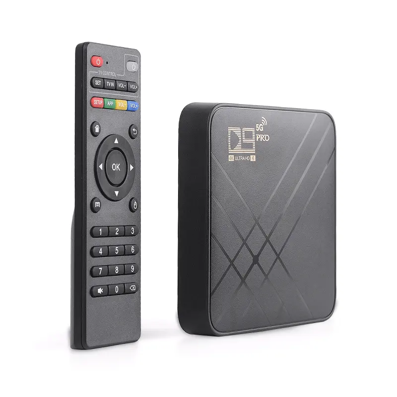 Kotak Tv Android 9 Tv Box, D9 Pro 5G 2.4G Wifi Quad Core 4K Android