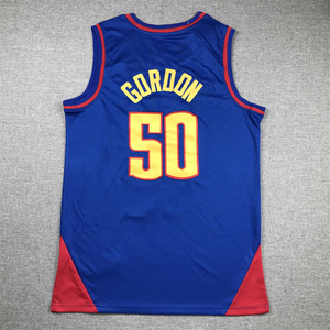Maglia da Basket di Nikola Jokic, Jamal Murray, Aaron Gordon, Dikembe Mutombo, Stile Retrò, Cucita, per Uomo, Taglie S-2XL - Product Image 3