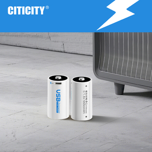 CITICITY 1.5V 3000mAh C Size Li-ion Rechargeable Batteries With <b>Charger</b>, 2500+ Cycles For <b>Cameras</b> & Toys - Product Image 3