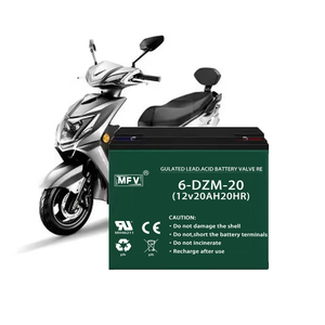高速サイクル12V20Ah 6-DZM-20充電式充電式AGM GEL鉛電池オートバイ用 - Product Image 3