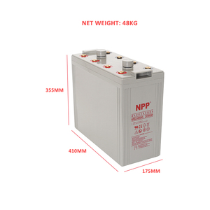 แบตเตอรี่เจลโซลาร์ NPG2-800Ah 2V 800Ah แบตเตอรี่เจลตะกั่วกรดแบบไม่ต้องบำรุงรักษา UPS NPP NPG2-800 2V 800Ah อายุการใช้งานยาวนาน - Product Image 1