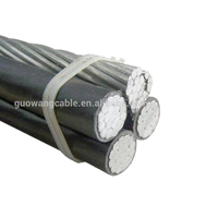 Câble supérieur isolé en aluminium ABC, 1kv, 4x35 mm², XLPE, prix d'usine