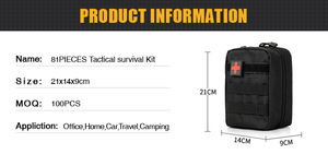 Utdoor-Bolso táctico de emergencia para uso en el hogar, bolsa de cinturón rural para emergencias con proveedores médicos para auto - Product Image 3