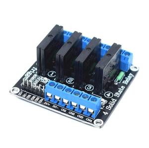 OEM/ODM pemicu tingkat rendah tinggi modul DC Relay negara padat SSR 4 saluran 2A 240V 5V - Product Image 2
