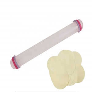 23cm <span class=keywords><strong>PP</strong></span> nhựa cán <span class=keywords><strong>Pin</strong></span> Pastry công cụ không dính điều chỉnh độ dày vòng fondant cán pins - Product Image 5