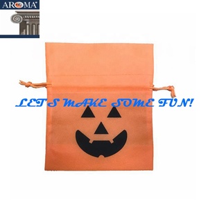 Bolsa de Regalos para Niños con Diseño de Halloween, Modelo 1720W, Cuerda de Nailon, Tela No Tejida, Patrón Impreso, Decoraciones de Pared para Fiestas Infantiles - Product Image 6