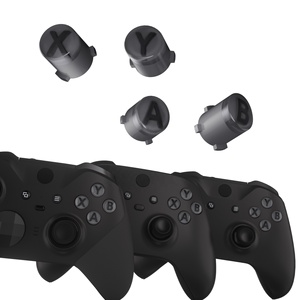 EXtremeRate Boutons d'action classiques gris clair et transparent avec symboles gris foncé, boutons ABXY pour manette Xbox Series X S - Product Image 2