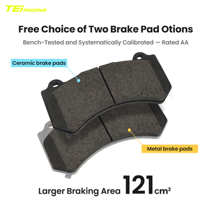 Sistema de Frenos TEI S-X, Conjunto de Caliper de 10 Pistones, Disco de Cerámica de Carbono de 440x40mm, Kit de Frenos Delanteros BBK para AMG W464 W463 G500 G63 Clase <span class=keywords><strong>G</strong></span> - Product Image 4