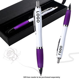 Bolígrafo de Plástico con Punta de Bola, Empuñadura de Goma Suave, en Varios Colores, Económico, al por Mayor, con Logotipo Personalizado Impreso, para Publicidad, Oficina y Escuela - Product Image 4