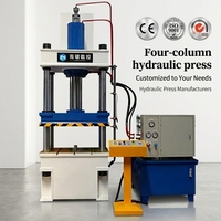 Presse hydraulique à quatre colonnes de 100 tonnes pour le formage et l'estampage des métaux