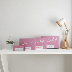 Scatola <span class=keywords><strong>di</strong></span> Spedizione E-commerce in Cartone Ondulato con Logo Personalizzato Stampato Materiali Riciclati Ecologici UV per Cosmetici - Product Image 4