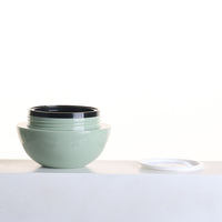 Pot en acrylique pour crème hydratante 10g, emballage cosmétique élégant avec structure à paroi épaisse pour crème visage, pot cosmétique haut de gamme
