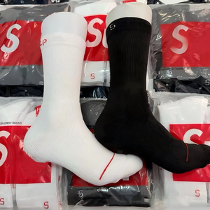 S&amp;U 2-Pair Pack Crew <strong>Socks</strong> Winter Hip-Hop Style Thick Terry Sports <strong>Socks</strong> <strong>Polyester</strong> Fashion Long Casual <strong>Socks</strong> - Product Image 4