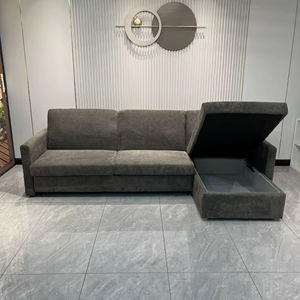 Sofá Cama Multifuncional para Apartamento u Hotel <span class=keywords><strong>con</strong></span> Colchón Plegable, Sofá Cama Convertible <span class=keywords><strong>2</strong></span> en 1 <span class=keywords><strong>con</strong></span> Almacenamiento y <span class=keywords><strong>Chaise</strong></span> Longue - Product Image 6