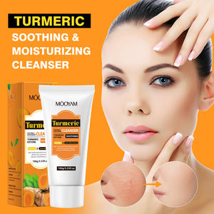 Nettoyant Visage Moussant au Curcuma Biologique Nettoyage en Profondeur Éclaircissant et Unifiant le Teint - Product Image 2