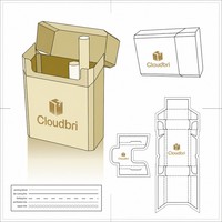 Cajas de Papel con Color y Forma Personalizados, Diferentes Estilos de Abanicos