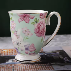 Factory Direct 300ml Elegant Bone China Coffee Mug Porcelain Ceramic <b>Cup</b> for Business Gifts Wedding <b>Espresso</b> <b>Cup</b> - Product Image 1