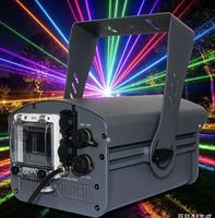 Proyector Láser de 10W para Exteriores, Impermeable, de Aleación de Aluminio, Regulable, con Efecto de Ondas de Agua, IP65, DMX512, RGB, para Iluminación Escénica y Cultural