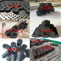 Machine de fabrication de charbon de bois, Cube de 25mm
