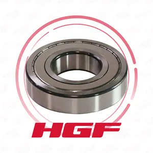 HGF OEM Cuscinetto a sfera in acciaio inox cromo 6300-2rs 6301-2rs 6302-2rs 6303-2rs 6304-2rs 6305-2rs 6309 6308 6310