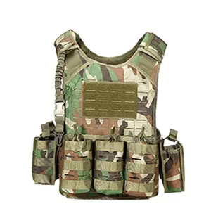 Yakeda Camouflage Paintball Molle Chalecos Tactico Gear Equipment Plate Carrier Combat Training Uniform Men Tactical Vests