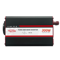 Onduleur de voiture à onde sinusoïdale pure 300W efficace pour une puissance lisse et stable de 12V à 220V