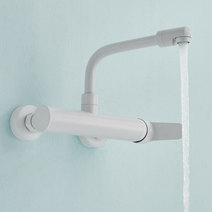 Robinet universel allongé tout en cuivre pour machine à laver, robinet télescopique multifonction dissimulé chaud et froid pliable - Product Image 3