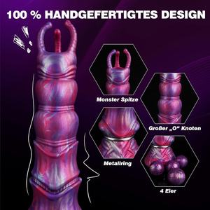 YX YX-GS323 قضيب اصطناعي عملاق قابل للنفخ مقاس 27 سم، مقاوم للماء 100%، مصنوع من السيليكون، على شكل بيضة تنين غريبة، وزن 722 جرام - Product Image 5