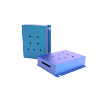 Boîtier d'alimentation pour amplificateur audio split renforcé par sablage en aluminium d'usine OEM Moules pour circuits imprimés Amplificateur de signal