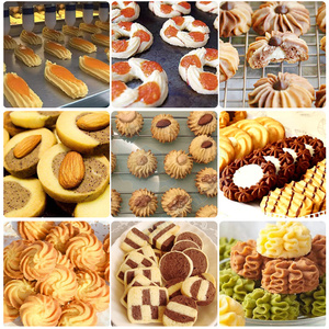 <span class=keywords><strong>3</strong></span> màu khuôn Biscuit Chocolate Chip đùn tự động Fortune Cookie máy thương mại - Product Image 6