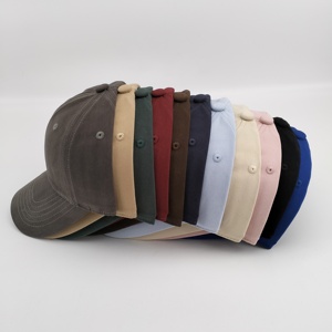 Gorra de Béisbol de Sarga 100% Algodón de Alta Calidad, Estilo Vintage, con Logotipo Bordado en 3D Personalizado, Gorra Deportiva de Copa Suave - Product Image 4