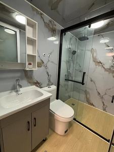 États-Unis 2 3 4 chambres à coucher 20 pieds 30 pieds 40 pieds Maisons modulaires mobiles Maison préfabriquée pliable en conteneur extensible en verre - Product Image 3